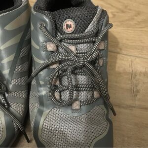 Merrell Black and Orange Trail Sneakers